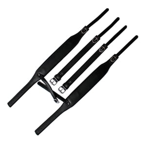 Magideal - Correas De Acordeón Correa De Bajo Portátil Cómodo Fácil De Limpiar El Cinturón De Acordeón Espesado Resistente Al Desgaste Con Hebillas Ajustables Floking