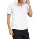 thumbnail image 4 of INSPIRE CHIC Chaquetas con Capucha de Manga Corta para Hombre de Color Sólido con Cremallera 2XL Blanco, 4 of 7