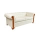 thumbnail image 3 of Sofa Chesterfield Ecocuero Blanco, 3 of 3