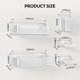 thumbnail image 2 of Nieifi Adhesive Shower Shelves, Clear, 5 Pieces, 2 of 3