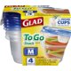 thumbnail image 2 of Recipientes de almacenamiento de alimentos Glad To Go, tamaño mediano, 700 ml, paquete de 6, 2 of 5