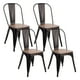 thumbnail image 1 of Pack 4 Sillas Tolix Vintage Asiento Madera Negro, 1 of 6