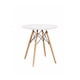 thumbnail image 1 of Mesa de comedor madera blanco 80x75x75 cm, 1 of 2