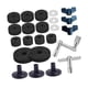 thumbnail image 3 of 23 Piezas De Accesorios De Repuesto Para Platillos, Fieltros Para Soportes De Platillos Para Piezas De Percusión, Color Negro, 3 of 5