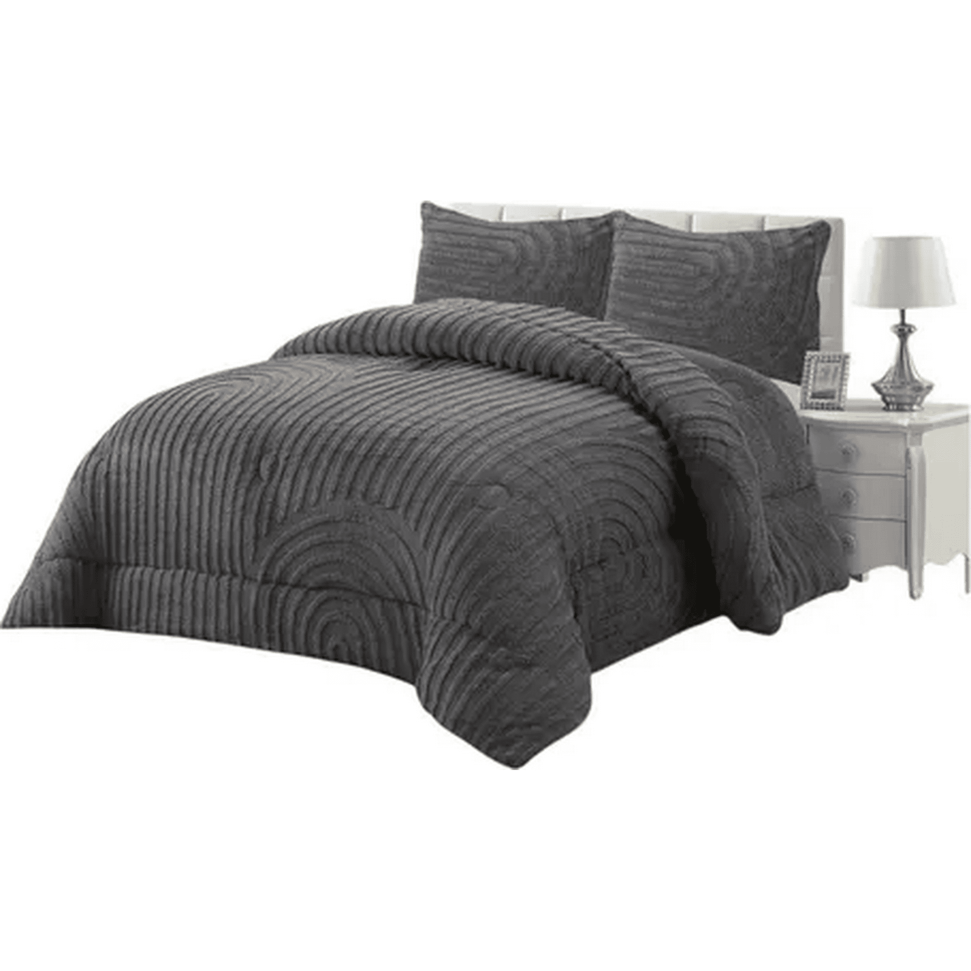 Genérico - Cobertor Invierno King Texturizado Líneas