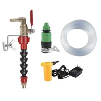 Magideal - Boquilla Removedora De Polvo Ajustable, Removedor De Polvo, Removedor De Polvo Con Rociador De Agua, Sistema De Nebulización Por Pulverización De Agua Estilo B