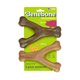 thumbnail image 1 of Juguete Masticable Benebone Wishbone 2 Pack Bacon Pollo MedianoGrande, 1 of 3