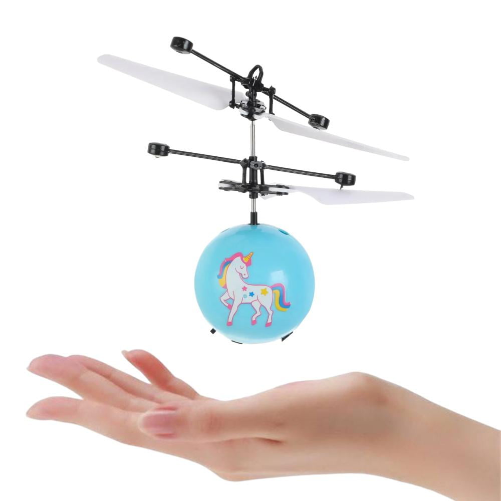 N-ofertas - Volador Drone Mini Sensor Led Juguete Esfera Unicornio