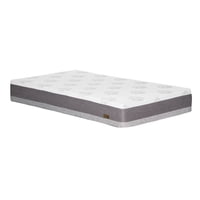 Colbox - Colchon Grecia 1 Plazas Gris 105X190X25 Cm