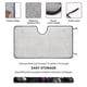 thumbnail image 2 of Parasol Plegable para Parabrisas de Auto Desmarcar Drones Asesinos 140cm x 76cm, 2 of 6