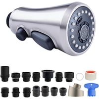 Cabezal Rociador Desplegable Para Grifo De Cocina Hibbent Con 15 Adaptadores