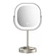 thumbnail image 1 of Espejo LED inalámbrico giratorio Conair con aumento de 1X/10X, 1 of 5