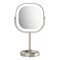 Espejo Led Inalámbrico Giratorio Conair Con Aumento De 1X/10X