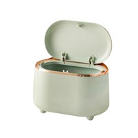 Bothyi - Bote De Basura Pequeño De Escritorio Para Baño, Barra De Café, Mesa, Verde Claro