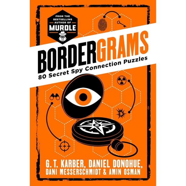 Libro St. Martin's Griffin Bordergrams: 80 Rompecabezas Secretos de Conexión de Espías