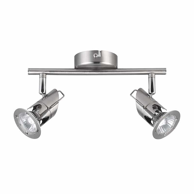 Bp Iluminación - Barra Tubo Gu10 2L Space Níquel Mate S/A