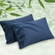 thumbnail image 1 of Juego De 2 Fundas De Almohada Bedsure Cooling Queen Size Color Azul Marino, 1 of 3