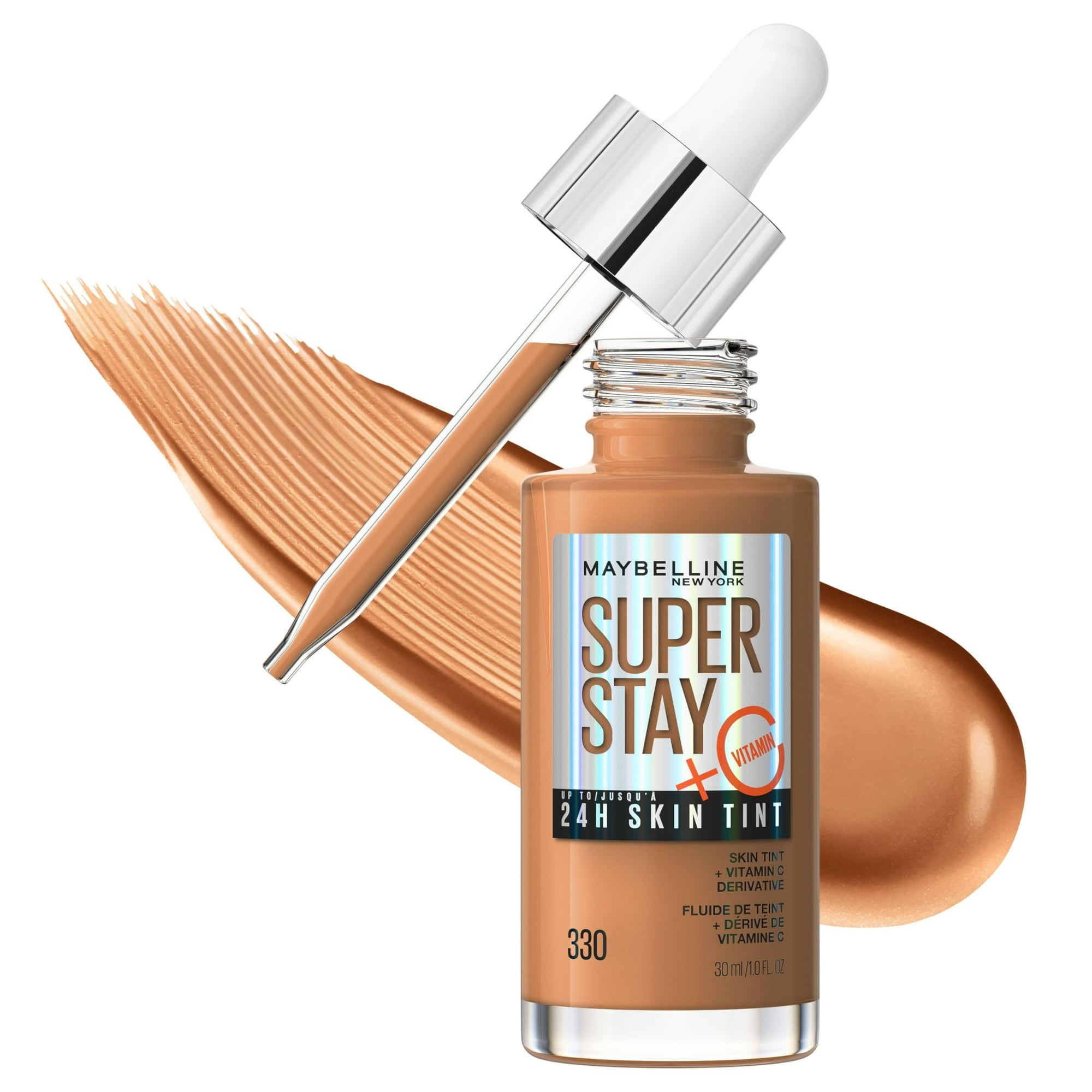 Base De Maquillaje Maybelline Super Stay Skin Tint 330 Con Vitamina C