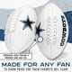 thumbnail image 3 of Autógrafo de Football Franklin Sports NFL Dallas Cowboys, 3 of 9