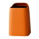 thumbnail image 3 of Bote de Basura Cesto de Basura 10L Cubo de Basura Moderno Papelera de Reciclaje Rectangular Papelera para Inodoro Cocina Baño Dormitorio Sala de Estar , Naranja, 3 of 5