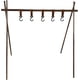 thumbnail image 5 of Trípode portátil para colgar utensilios de cocina, estante colgante plegable, estante colgante para acampar, soporte para colgar utensilios de cocina portátil, organizador de almacenamiento con gancho, 5 of 6