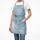 thumbnail image 2 of Delantal Jowcud Denim de 5 Bolsillos Ajustable Tipo Babero de Mezclilla, 2 of 7
