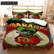 thumbnail image 1 of Rat Fink Green Mouse Bedding Set Boys Girls Duvet Cover Pillowcase Bed Adult Bedroom, 1 of 5