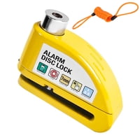 Xusx111 - Cerradura De Freno De Disco De Alarma De Motocicletas, Cerraduras De Motocicletas Cerradura De Disco De Rueda De Seguridad Antirobo Soundreminder De Alarma Impermeable De 110Db (Cuerda De Bl