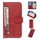 thumbnail image 1 of Funda con Cremallera para Samsung Galaxy S10, Carcasa Cartera de Cuero PU con Soporte y Tarjetero, 1 of 5