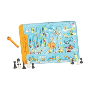 Bothyi - Juego De Ajedrez Con Laberinto De Números Magnéticos Para Niños Y Niñas, Habilidades Motoras Finas, Ajedrez Educativo De Tráfico