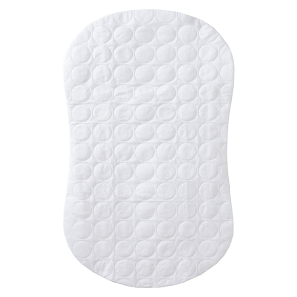 Funda de colchón HALO Bassinest Swivel Sleeper impermeable blanca