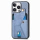thumbnail image 5 of Funda Resistente para iPhone 16 Pro con Tarjetero y Soporte, Diseño Magnético Azul, 5 of 5