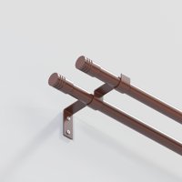 Decor - Set Barra Doble Andino 21Mm Chocolate X 2.40