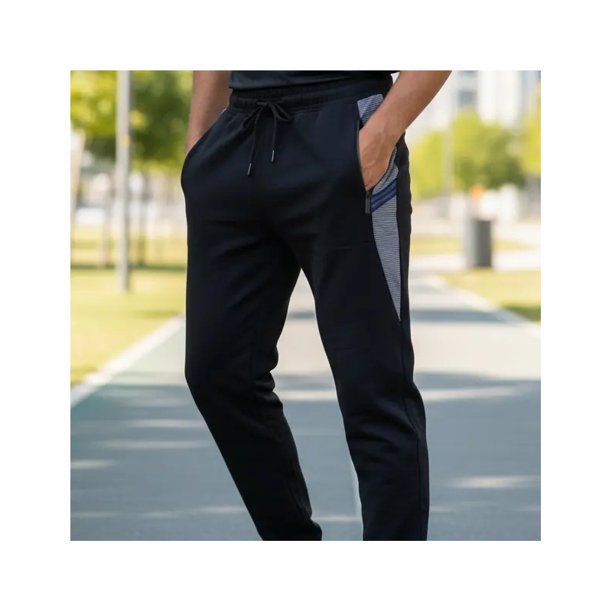 Pack 3 Pantalones Buzo Hombre Algodón. Jogger Franja