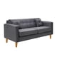 thumbnail image 2 of Sofa New Retro 3C Felpa 04 Gris, 2 of 6