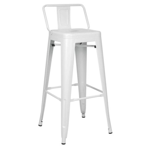 Moadchile - Taburete Tolix 77 Cm Blanco