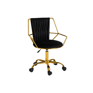 Habita2 Chile - Silla De Escritorio Acolchada Abu Dhabi Negro