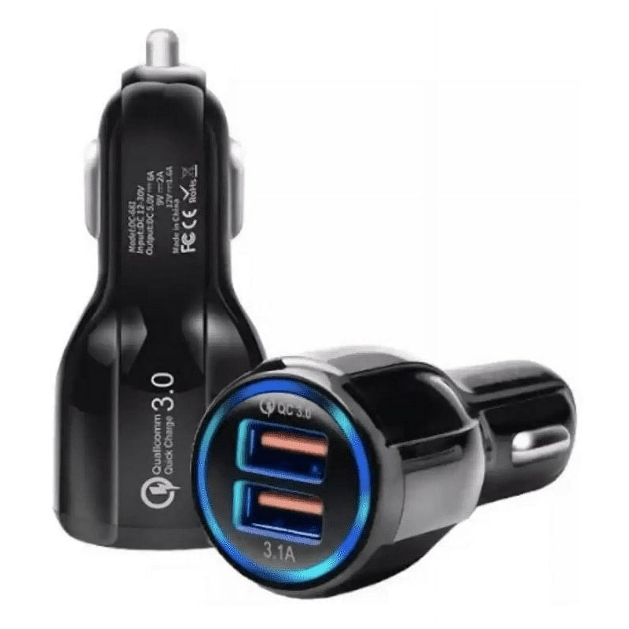 Genérico - Cargador Cigarrera Carro Doble Puerto Usc Tipo C Lau