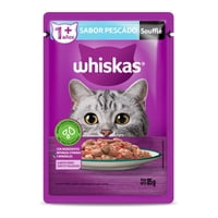 Alimento Húmedo Gato Adulto Jelly Sabor Pescado Pouch 85 G Whiskas