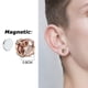 thumbnail image 3 of 2 pares de pendientes falsos sin agujeros para las orejas, 3 of 5