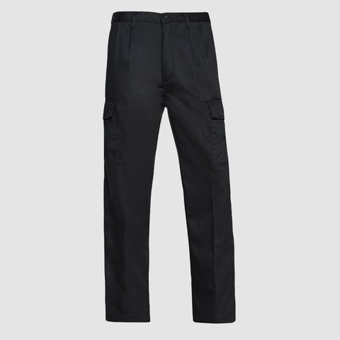 Jayson - Pantalón Cargo Forro Polar Hombre Negro 44