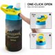 thumbnail image 4 of El Mago de la Ciudad Esmeralda Botella de Agua con Tapa Pop Top de Un Toque, Acero Inoxidable, a Prueba de Fugas, para Deportes, Botella Infantil azul 12 oz, 4 of 6