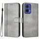thumbnail image 1 of Funda Cartera para Motorola Moto G85 Protección 360° con Ranuras para Tarjetas y Soporte Gris, 1 of 6