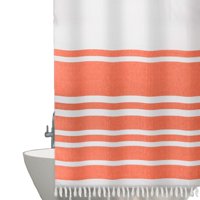 Decoexpress - Cortina Baño Algodon Marinera Rustica