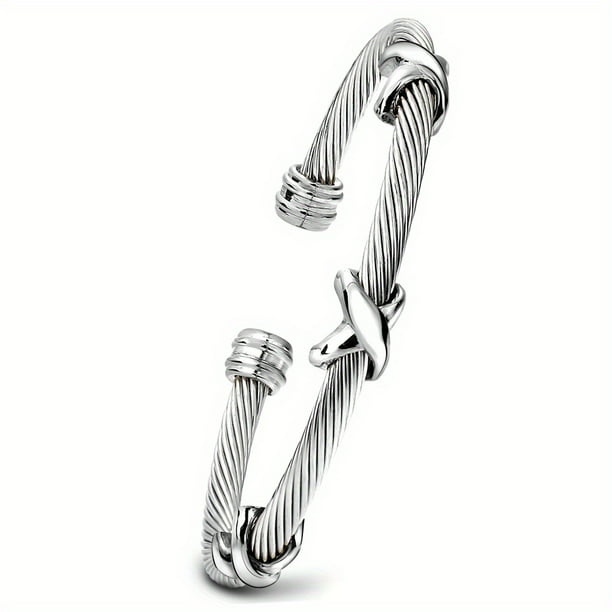 Stylish Steel Bracelets and Bangles for Fashionable Party Accessories