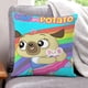 thumbnail image 1 of Chip y Potato Fundas de almohada de terciopelo con tema, regalos de funda de almohada, decoración para el hogar, cojín de lanzar, regalo de cumpleaños para fans y parejas.66*66cm., 1 of 6