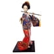 thumbnail image 3 of Decoración De Estante De Muñecas De Kimono Artesanal De Geisha Japonesa De 12 Pulgadas, 3 of 5
