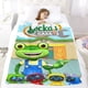 thumbnail image 5 of El Garaje de Gecko anti-pilling, suave, ligera, esponjosa y acogedora de lujo para hogar y cocina – Perfecta para niños y adultos, 100 x 150 cm, 5 of 6
