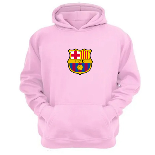 Genérico - Polerón Canguro Barcelona Rosa Talla Xs Unisex