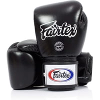 Guantes De Boxeo Fairtex Bgv1Br Para Muay Thai, Transpirables, 16 Oz, Negros